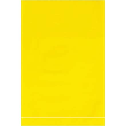 4 x 6" - 2 Mil Yellow Flat Poly Bags