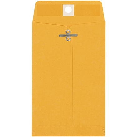 4 x 6 3/8" Kraft Clasp Envelopes