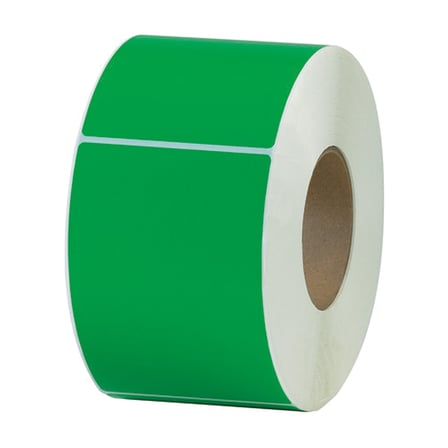 4 x 6" Dark Green Thermal Transfer Labels