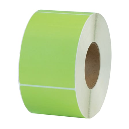 4 x 6" Green Thermal Transfer Labels