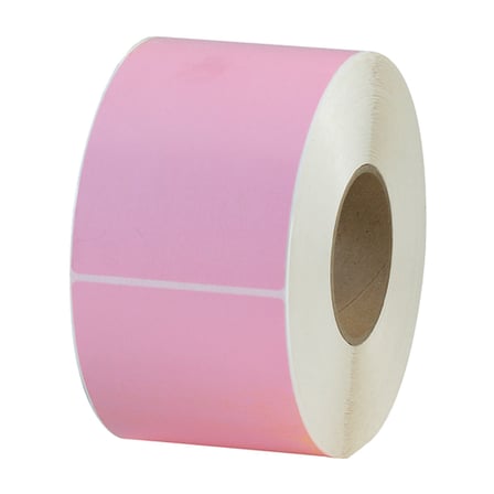 4 x 6" Pink Thermal Transfer Labels