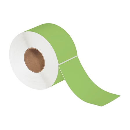 4 x 8" Green Thermal Transfer Labels