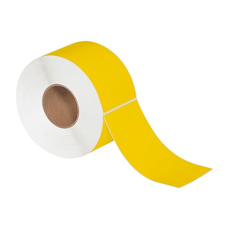 4 x 8" Yellow Thermal Transfer Labels