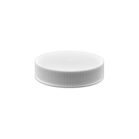 45-400 White Ribbed Continuous Thread Cap with HS Liner.jpg