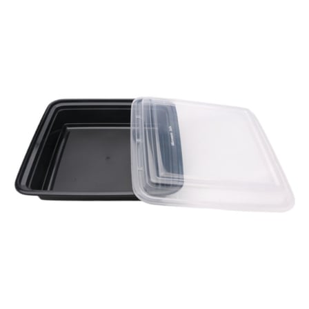 48 oz. Black rectangular meal prep container with clear lid.jpg