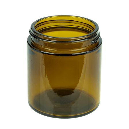 4oz Amber Glass Straight Sided Jar 58-400(90/cs)