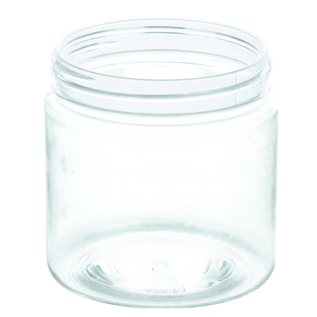 4oz PET Plastic SS Jar - Clear - 58-400(760/case)