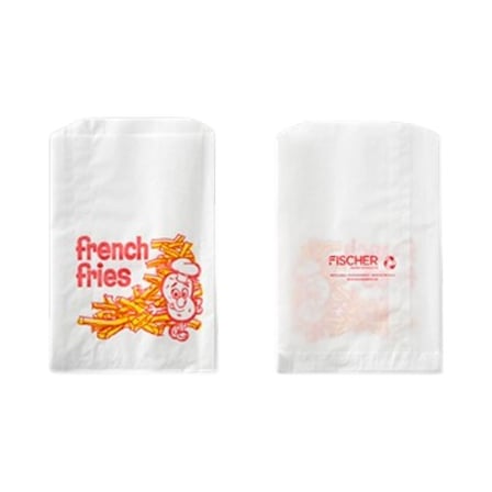 5.5″ x 1″ x 8″ Printed french fry bag, Grease-resistant.jpg