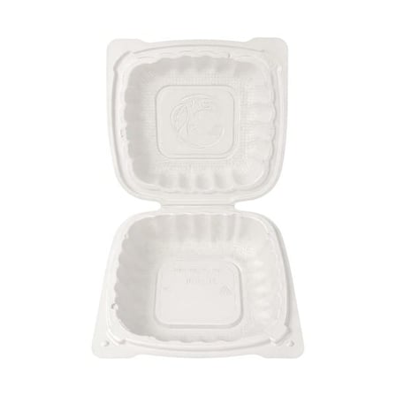5.5 x 5.5 White TFPP plastic clamshell to-go container.jpg