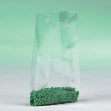 5 x 4 1/2 x 18" - 1 Mil Gusseted Poly Bags