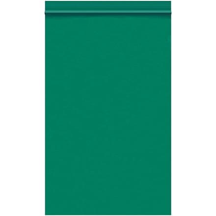 5 x 8" - 2 Mil Green Reclosable Poly Bags