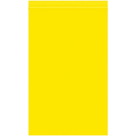 5 x 8" - 2 Mil Yellow Reclosable Poly Bags