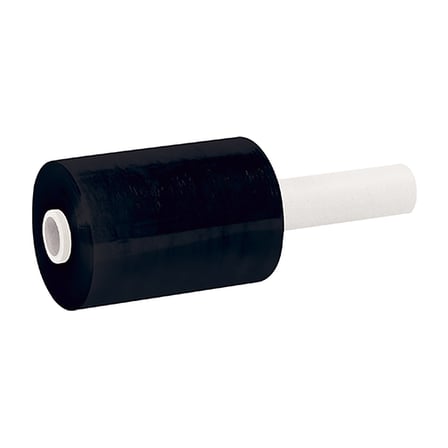 5" x 80 Gauge x 1000' Black Extended Core Bundling Film