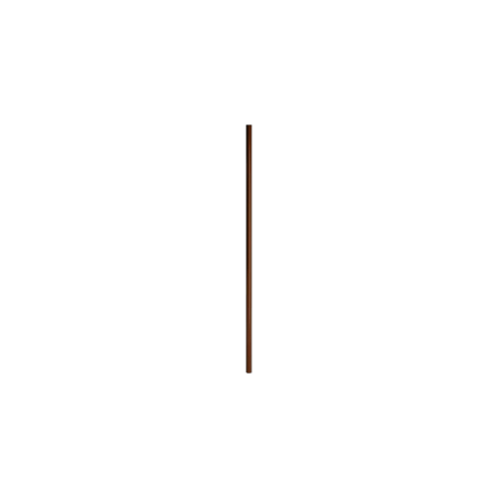 5.25'' Brown unwrapped plastic coffee stirrer