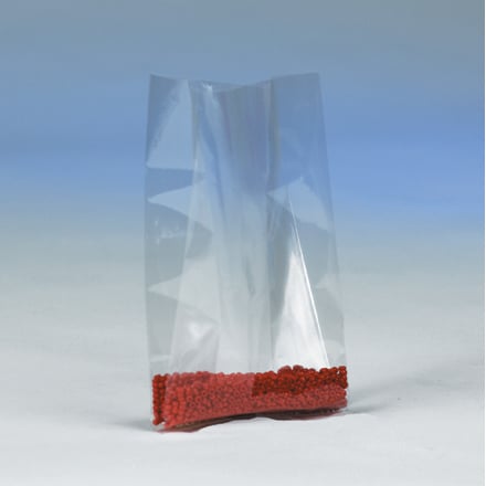 6 x 3 x 12" - 3 Mil Gusseted Poly Bags