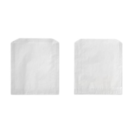 6″ x 0.75″ x 6.5″ White paper sandwich bags, Grease-resistant.jpg
