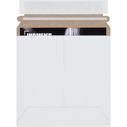 6 x 6" White Self-Seal Stayflats Plus® Mailers