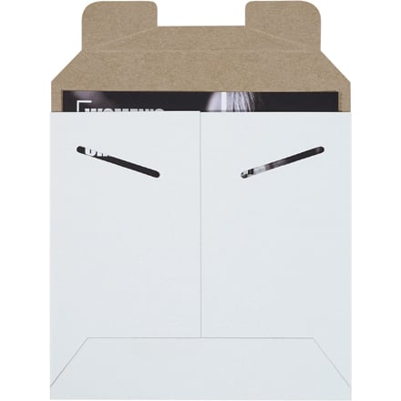 6 x 6" White Stayflats® Mailers