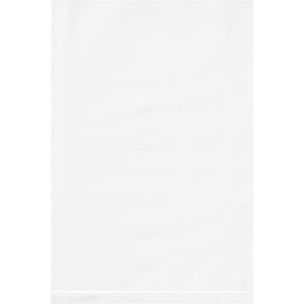 6 x 9" - 2 Mil White Flat Poly Bags