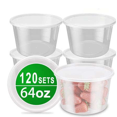 64 oz. Heavy Duty Microwavable Translucent Plastic Deli Containers.jpg