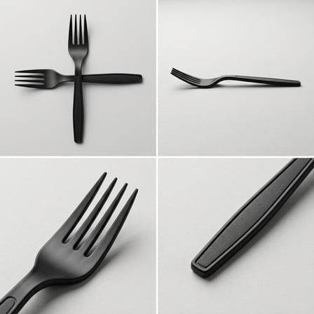 6.5 Black Heavy Weight Plastic Fork with Multiple Looks.png