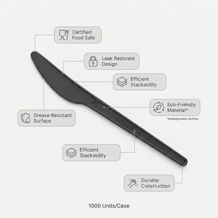 6.5 inches Black Heavy Weight Plastic Knife..png