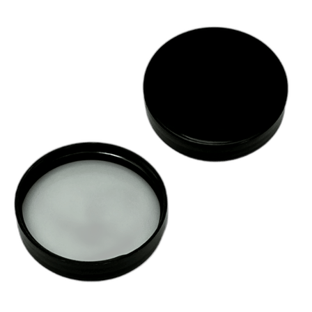 70-400 Black Smooth Skirt PP Plastic Lid with Foam Liner