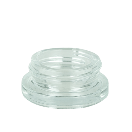 7ml Clear Glass Low Profile Jar with 38-400 Neck Finish(450/case)