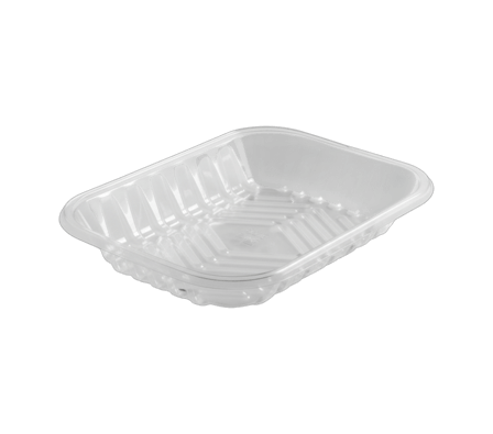 8 2/5''X5 9/10'' X1 1/5'' Clear PET plastic meat tray.png