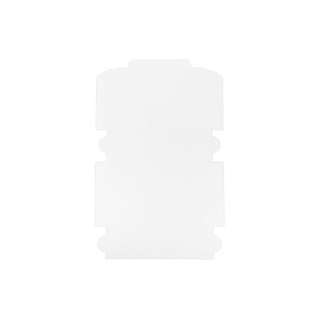 Unassembled 8 × 8 × 4 White Cake  Bakery Box, 1-Piece, Lock Corner.jpg