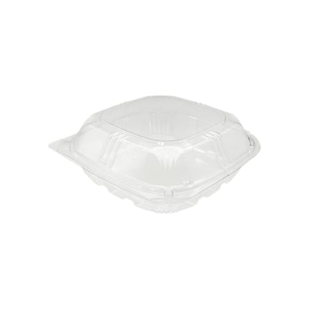 8 x 8 Inches Clear PET Plastic Hinged Take-Out Container.jpg