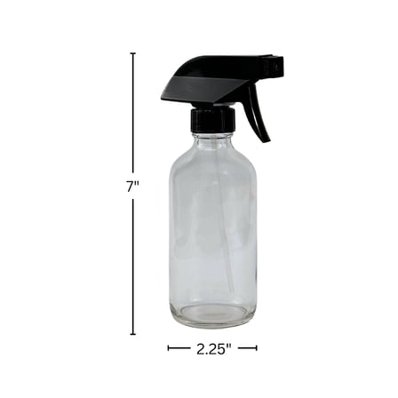 8 oz. Clear Boston Round Glass Bottle with Black Trigger Sprayer.png