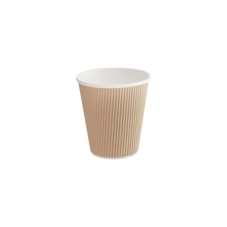 8 oz. kraft double wall ripple paper hot cup.png