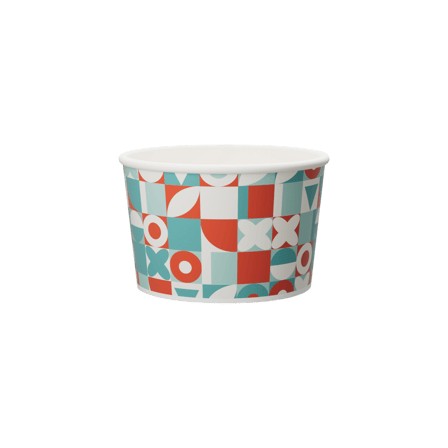 8 oz. Retro-inspired print paper frozen yogurt / food cup.png