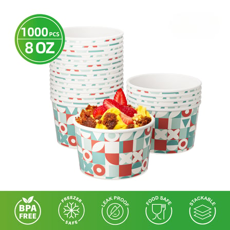 8 oz. Retro-inspired print paper ice cream cup​s.jpg