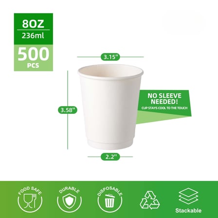 8 oz. White double wall paper hot cup shown with dimensions.jpg