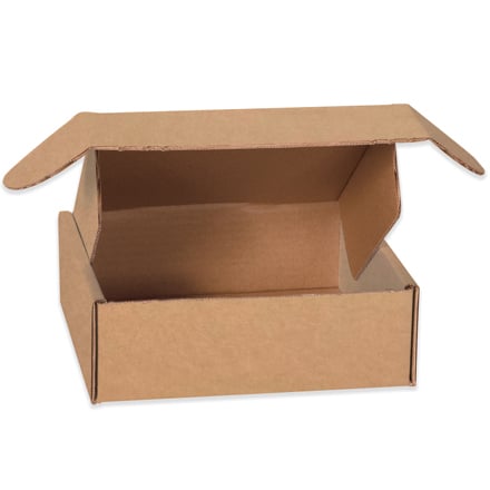 8 x 8 x 2 3/4" Kraft Deluxe Literature Mailers