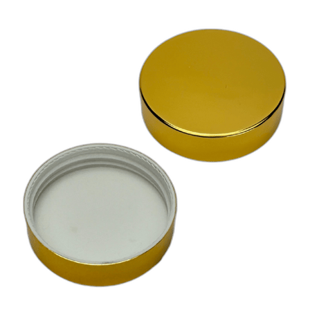 89-400 Gold Smooth Skirt Lid with Foam Liner