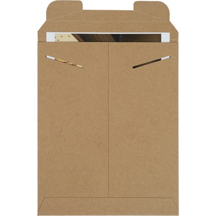 9 3/4 x 12 1/4" Kraft Stayflats® Mailers