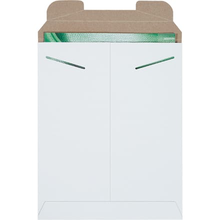9 3/4 x 12 1/4" White Stayflats® Mailers