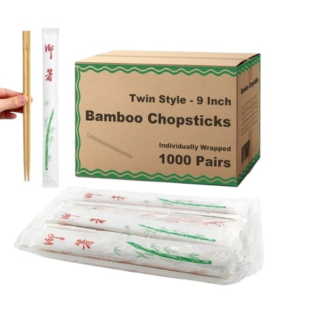 Case of 9 Inches Individually Wrapped Bamboo Chopsticks.jpg