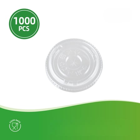 9 oz plastic cup lids - (1000/Case)