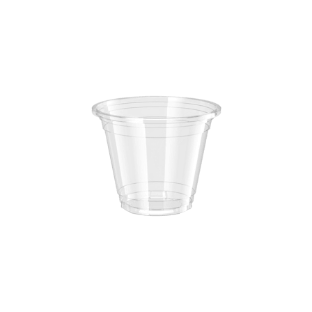 9 oz. Clear PET Plastic Squat Cold Cup