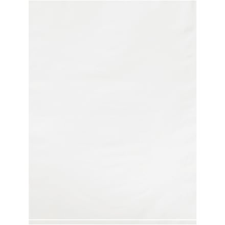 9 x 12" - 2 Mil White Flat Poly Bags (100 Pack)