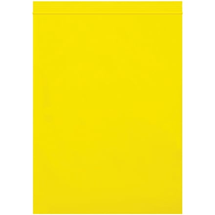 9 x 12" - 2 Mil Yellow Reclosable Poly Bags