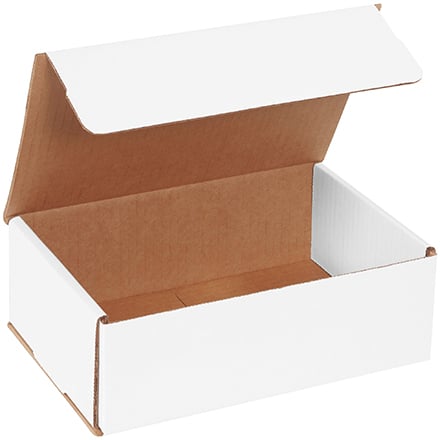 9 x 6 x 3" White Corrugated Mailers (20 Pack)
