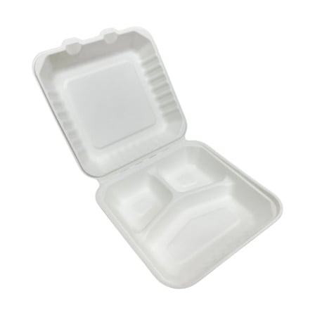 3-Compartment 9 x 9 compostable bagasse clamshell take-out container.jpg
