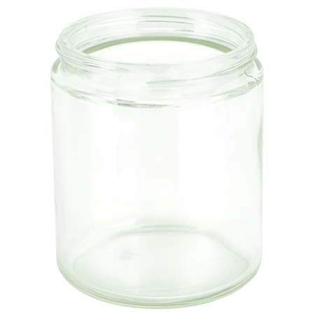 9oz Clear Glass Jar 70-400 (72/cs)