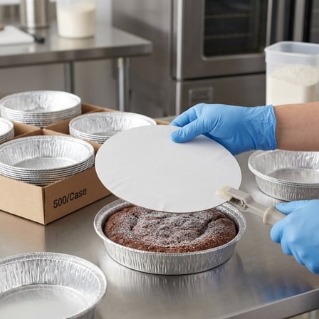 9 inches Round Foil Laminated Board Lid Heavy Duty.png