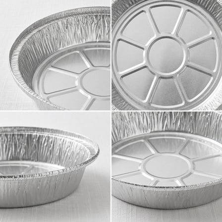 9" Round Heavy Weight Foil Take-Out Pan - (500/Case) product image